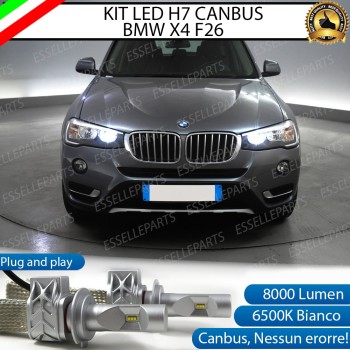 Kit Full LED H7 8000 LUMEN Abbaglianti BMW X4 F26