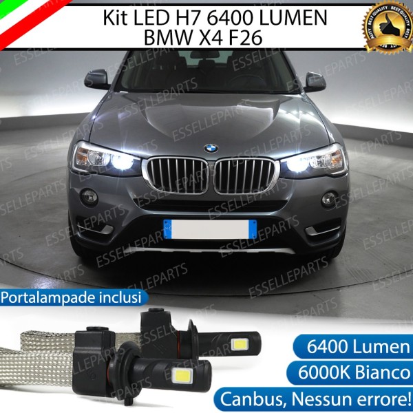 Kit Full LED H7 6400 LUMEN Abbaglianti BMW X4 F26