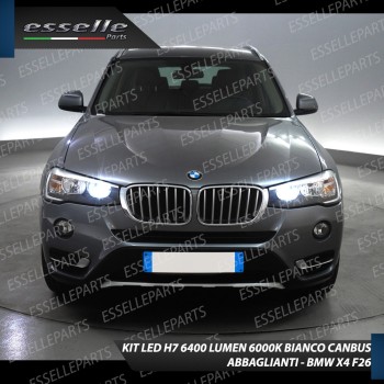 Kit Full LED H7 6400 LUMEN Abbaglianti BMW X4 F26