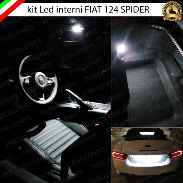 Led interni + Targa 124 Spider Abarth