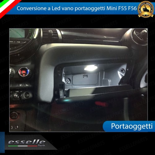 LED Interni Porta Oggetti Per Mini Cooper F55 F56 F57 6000K