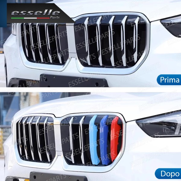 Bmw Serie X1 U11 Cover Griglia A 5 Linee In Stile Bmw M Sport Calandra Incastro
