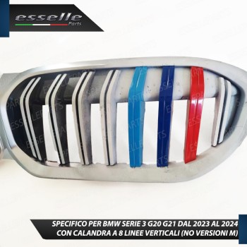Bmw SERIE 3 G20 G21 DAL 2023 AL 2024 Cover In Stile Bmw M Sport Calandra Ad Incastro Specifico