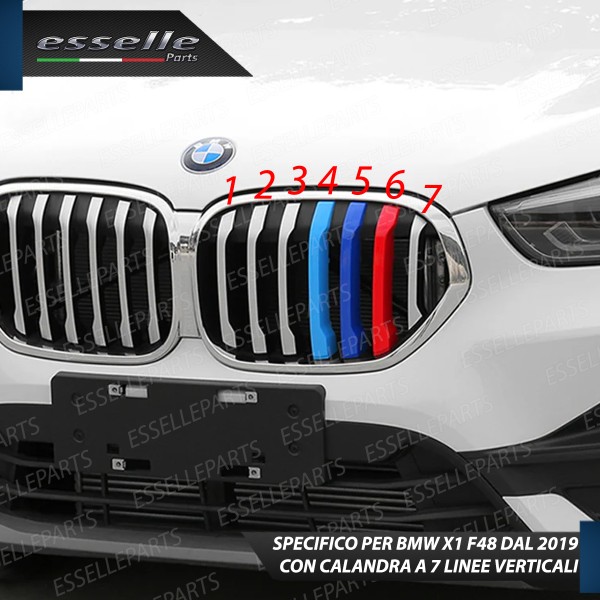 Bmw Serie X1 F48 Restyling Dal 2019 Cover Griglia A 7 Linee In Stile Bmw M Sport