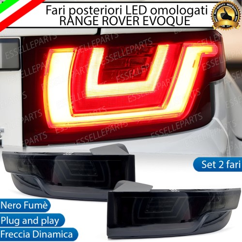 Fari Fanali Posteriori Full Led Range Rover Evoque Nero Fume' Frecce Dinamiche