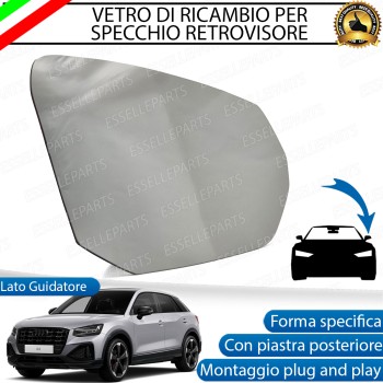 Specchietto Audi Q2 Specchio Retrovisore Sinistro Termico Lato Guidatore