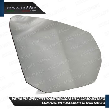 Specchietto Audi Q2 Vetro Specchio Retrovisore Destro Termico Passeggero