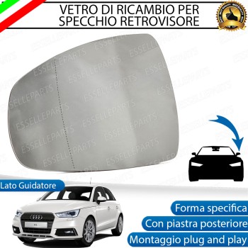 Specchietto Audi A1 8X fino al 2014 Specchio Retrovisore Sinistro Termico