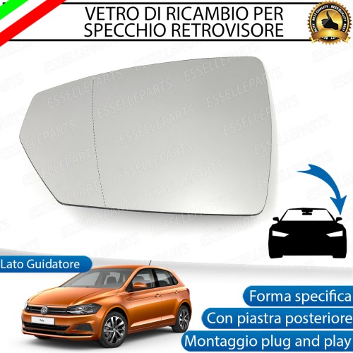 Specchietto Volkswagen Polo AW1 Specchio Retrovisore Sinistro Termico