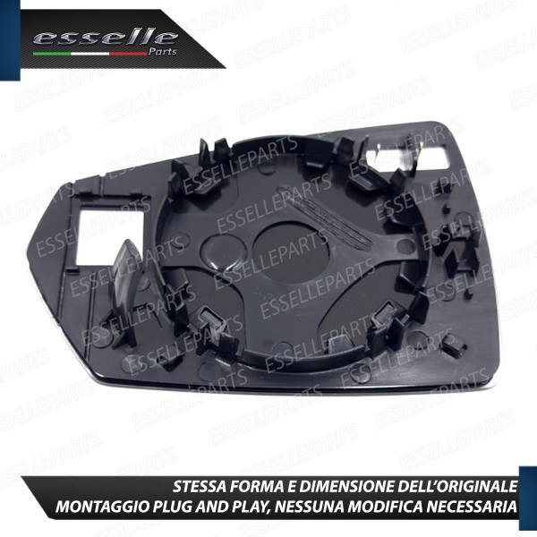 Specchietto Audi A1 MK2 Vetro Specchio Retrovisore Destro Termico