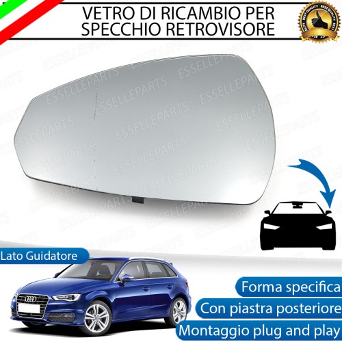 Specchietto Audi A3 8V + SPORTBACK Specchio Retrovisore Sinistro Termico