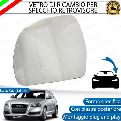 Specchietto Audi A3 8p 3 Porte Dal 2008 Al 2010 Specchio Retrovisore Sinistro