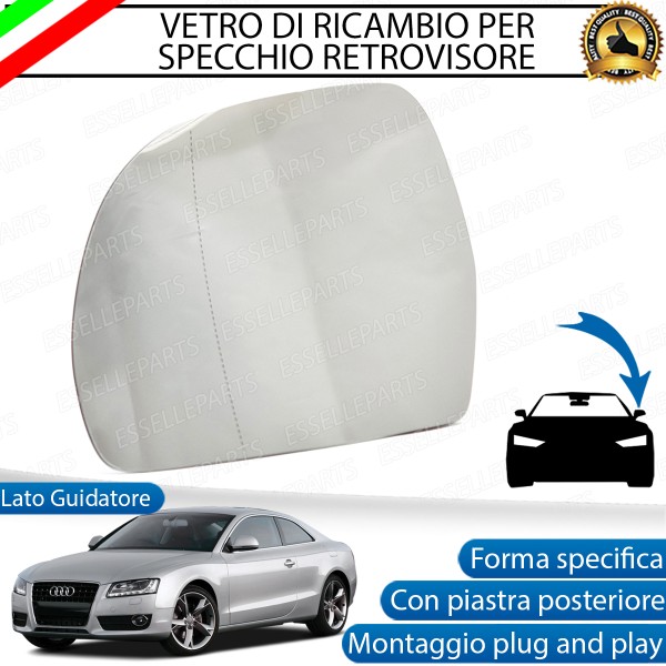 Specchietto Audi A5 8T Fino Al 2011 Specchio Retrovisore Sinistro Termico