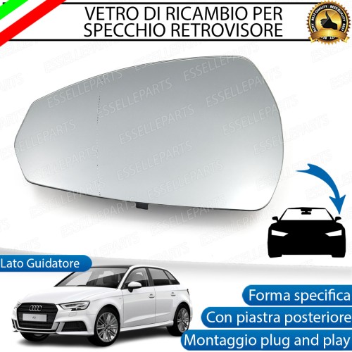 Specchietto Audi A3 8V SPORTBACK RESTYLING Specchio Retrovisore Sinistro Termico
