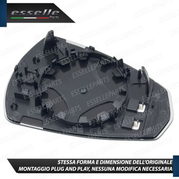 Specchietto Audi A3 8V SPORTBACK RESTYLING Vetro Specchio Retrovisore Destro Termico