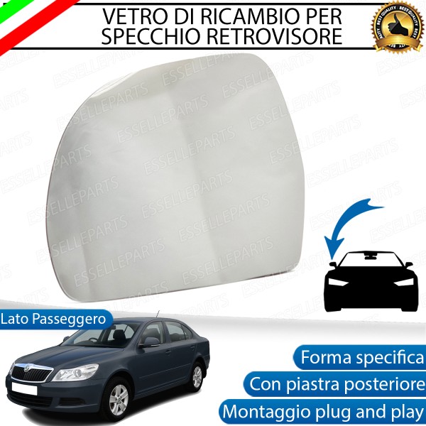 Specchietto Skoda Octavia 2 Dal 2009 Specchio Retrovisore Destro Termico