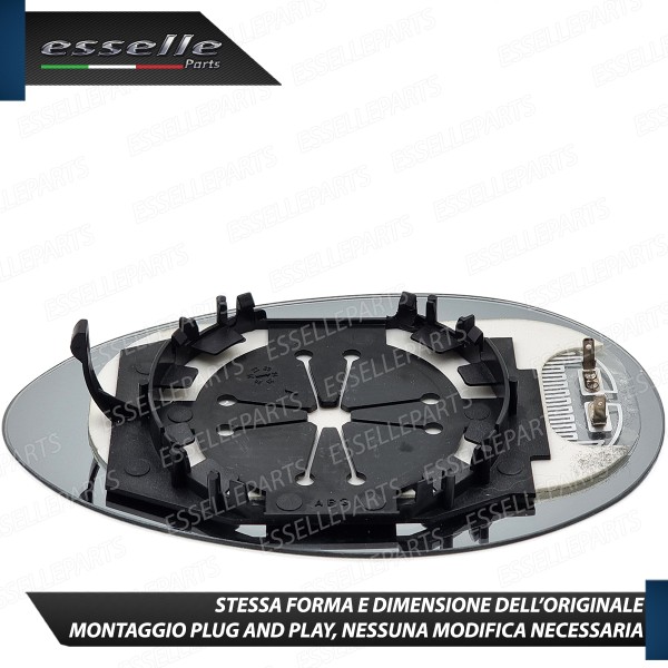 Specchietto Alfa Romeo 156 Pre-Restyling Vetro Specchio Retrovisore Sinistro Termico Guidatore