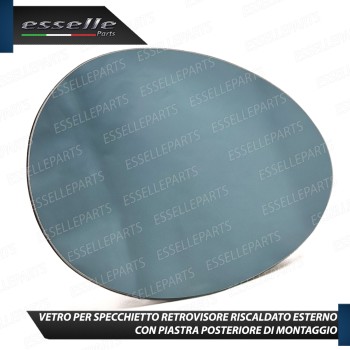 Specchietto Alfa Romeo 156 Pre-Restyling Vetro Specchio Retrovisore Destro Termico Passeggero