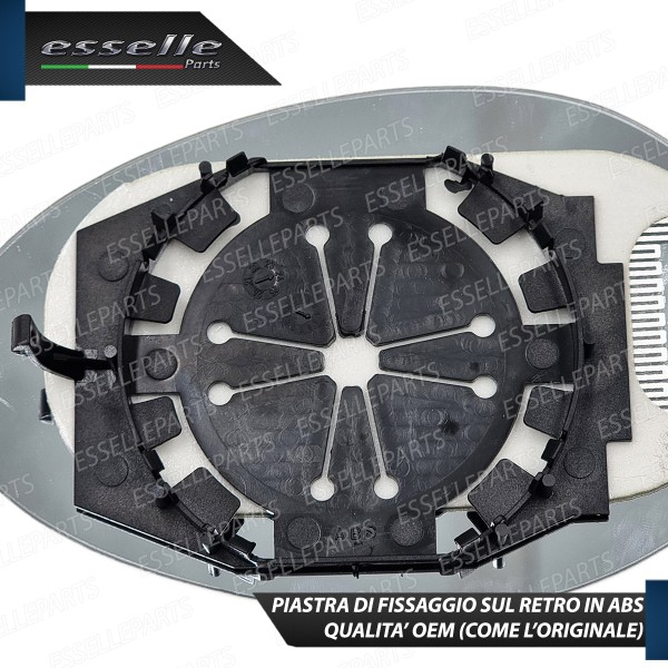 Specchietto Alfa Romeo 156 Pre-Restyling Vetro Specchio Retrovisore Destro Termico Passeggero