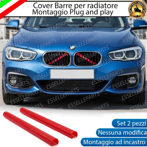Cover Barre Radiatore Bmw Serie 1 F20 F21 Ad Incastro Rosso Plug And Play
