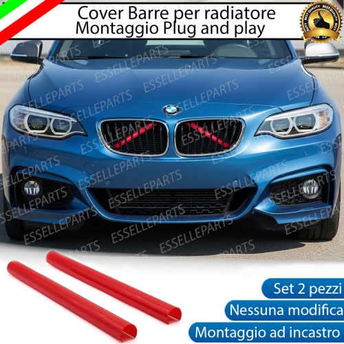 Cover Barre Radiatore Bmw Serie 2 F22 F23 Ad Incastro Rosso Plug And Play