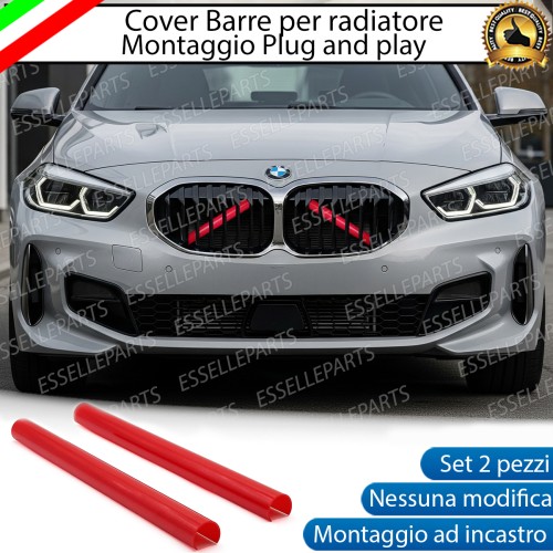 Cover Barre Radiatore Bmw Serie 1 F40 Ad Incastro Rosso Plug And Play