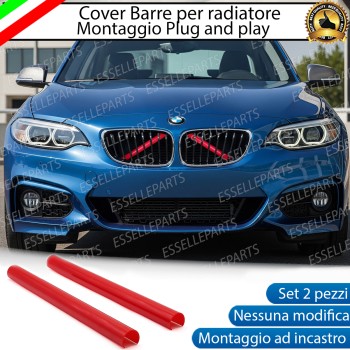 Cover Barre Radiatore Bmw Serie 2 F44 Ad Incastro Rosso Plug And Play