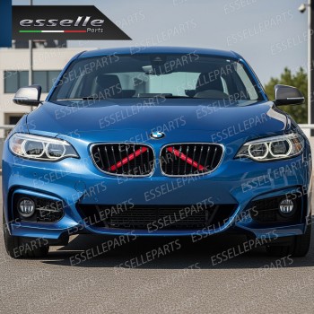 Cover Barre Radiatore Bmw Serie 2 F44 Ad Incastro Rosso Plug And Play