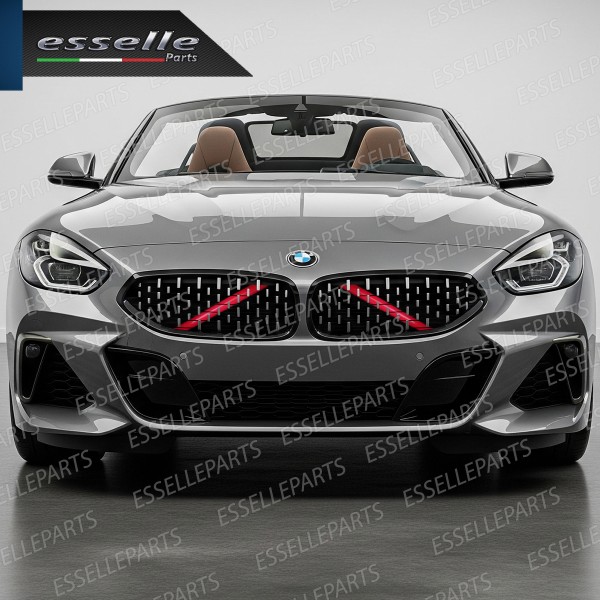 Cover Barre Radiatore Bmw Z4 G29 Ad Incastro Rosso Plug And Play