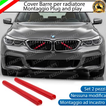 Cover Barre Radiatore Bmw Serie 6 GT G32 Ad Incastro Rosso Plug And Play