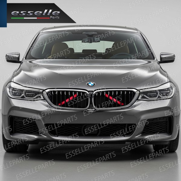 Cover Barre Radiatore Bmw Serie 6 GT G32 Ad Incastro Rosso Plug And Play