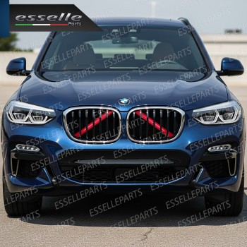 Cover Barre Radiatore Bmw X4 G02 Ad Incastro Rosso Plug And Play