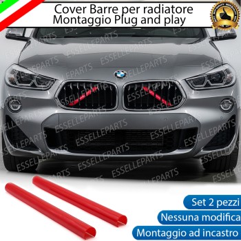 Cover Barre Radiatore Bmw X2 F39 Ad Incastro Rosso Plug And Play