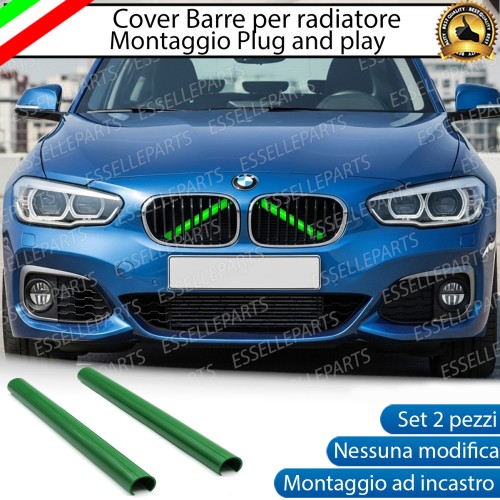 Cover Barre Radiatore Bmw Serie 1 F20 F21 Ad Incastro Verde Plug And Play