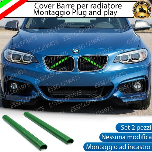Cover Barre Radiatore Bmw Serie 2 F22 F23 Ad Incastro Verde Plug And Play
