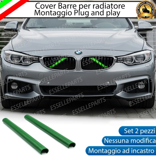 Cover Barre Radiatore Bmw Serie 4 F32 F33 F36 Ad Incastro Verde Plug And Play