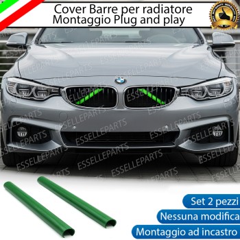 Cover Barre Radiatore Bmw Serie 4 F32 F33 F36 Ad Incastro Verde Plug And Play