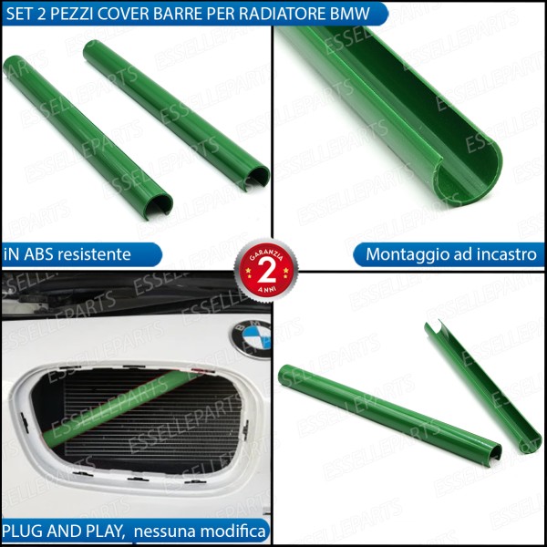 Cover Barre Radiatore Bmw Serie 2 F44 Ad Incastro Verde Plug And Play