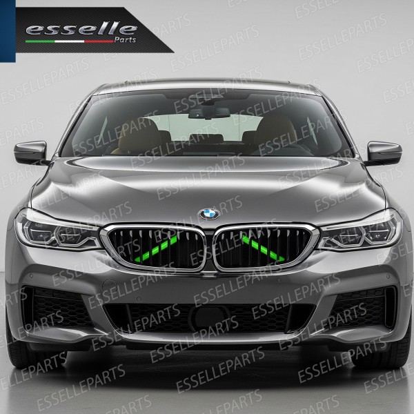 Cover Barre Radiatore Bmw Serie 6 GT G32 Ad Incastro Verde Plug And Play