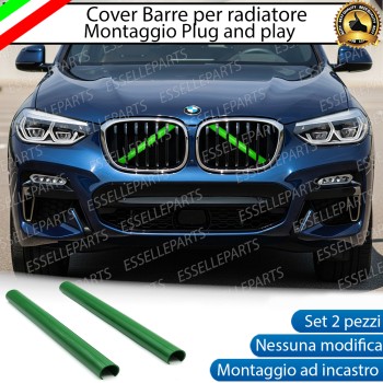 Cover Barre Radiatore Bmw X3 G01 Ad Incastro Verde Plug And Play