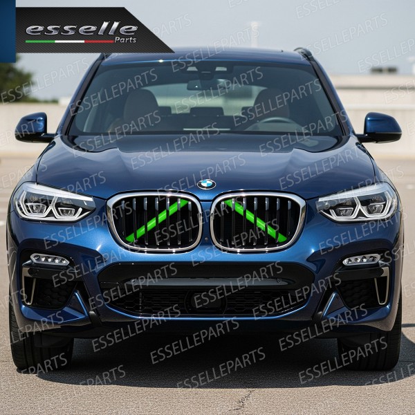 Cover Barre Radiatore Bmw X3 G01 Ad Incastro Verde Plug And Play