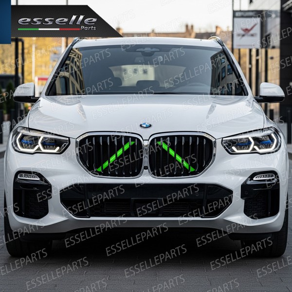 Cover Barre Radiatore Bmw X5 G05 Ad Incastro Verde Plug And Play