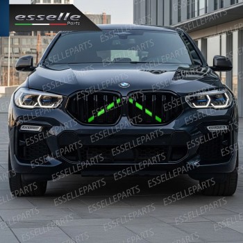 Cover Barre Radiatore Bmw X6 G06 Ad Incastro Verde Plug And Play