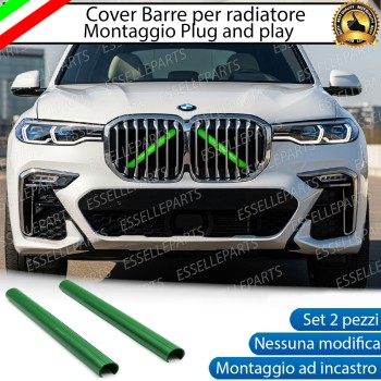 Cover Barre Radiatore Bmw X7 G07 Ad Incastro Verde Plug And Play