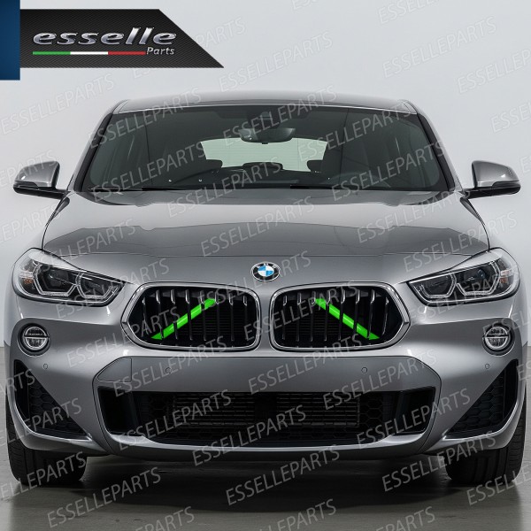 Cover Barre Radiatore Bmw X2 F39 Ad Incastro Verde Plug And Play