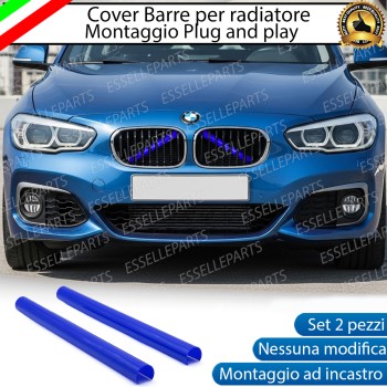 Cover Barre Radiatore Bmw Serie 1 F20 F21 Ad Incastro Blu Plug And Play