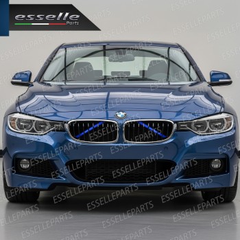 Cover Barre Radiatore Bmw Serie 3 F30 F31 Ad Incastro Blu Plug And Play