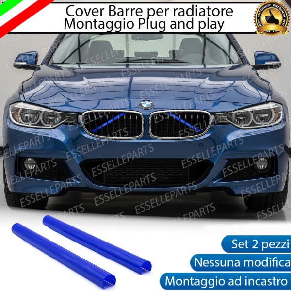 Cover Barre Radiatore Bmw Serie 3 GT F34 F35 Ad Incastro Blu Plug And Play