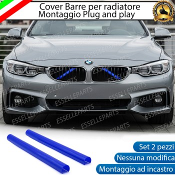 Cover Barre Radiatore Bmw Serie 4 F32 F33 F36 Ad Incastro Blu Plug And Play