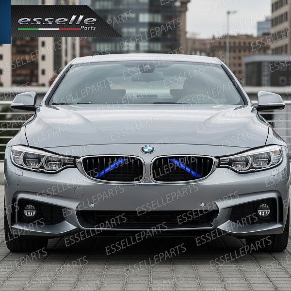 Cover Barre Radiatore Bmw Serie 4 F32 F33 F36 Ad Incastro Blu Plug And Play